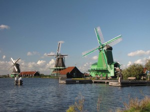 windmills in holland